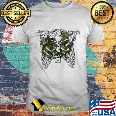 Official weed lungs tattoo shirt