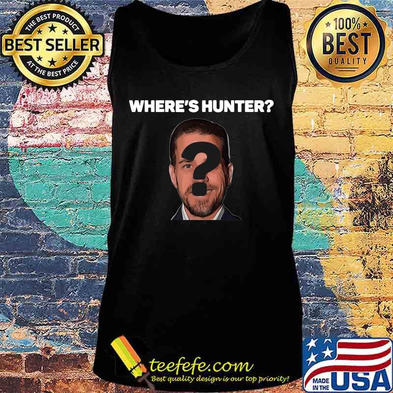 Official where's hunter biden s Tank top Official where's hunter biden s Tank top