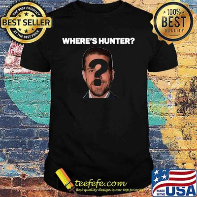 Official where's hunter biden shirt
