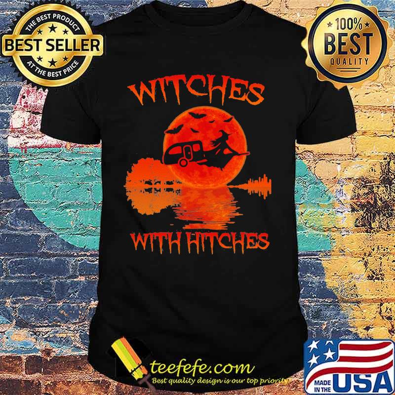 OFFICIAL WITCHES WITH HITCHES LADY SUNSET HALLOWEEN SHIRT
