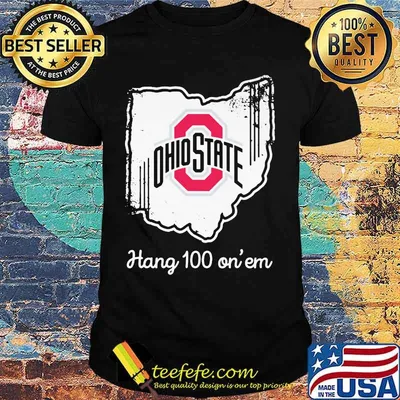 Ohio state buckeyes hang 100 on em shirt