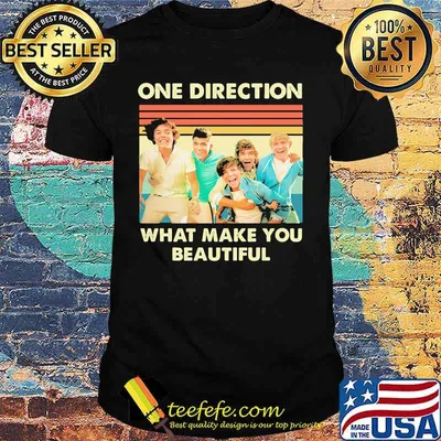 One direction what make you beautiful vintage retro shirt