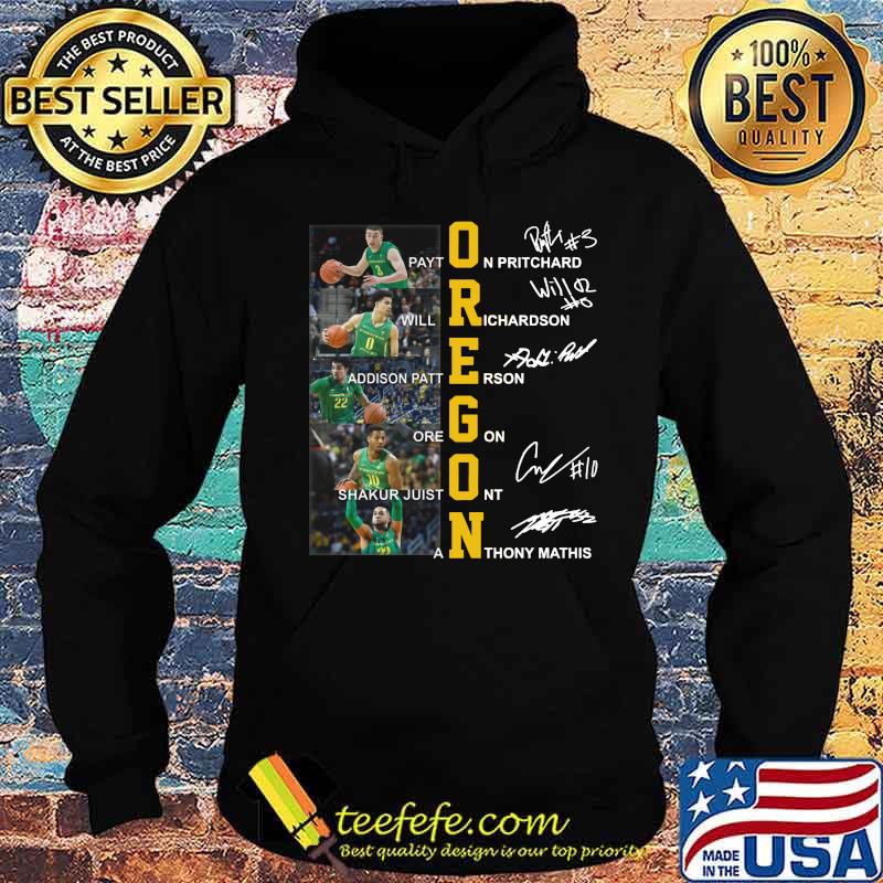 Oregon duck basketball players signatures s Hoodie Oregon duck basketball players signatures s Hoodie