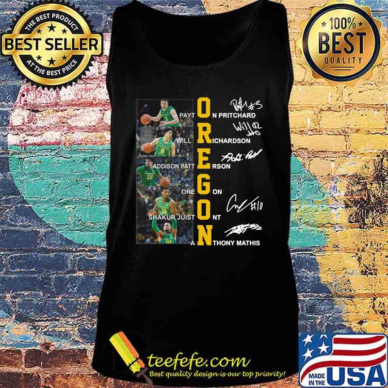 Oregon duck basketball players signatures s Tank top Oregon duck basketball players signatures s Tank top