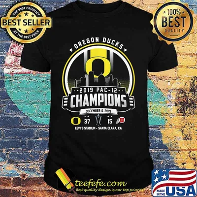 Oregon duck football 2019 pac 12 champions shirt