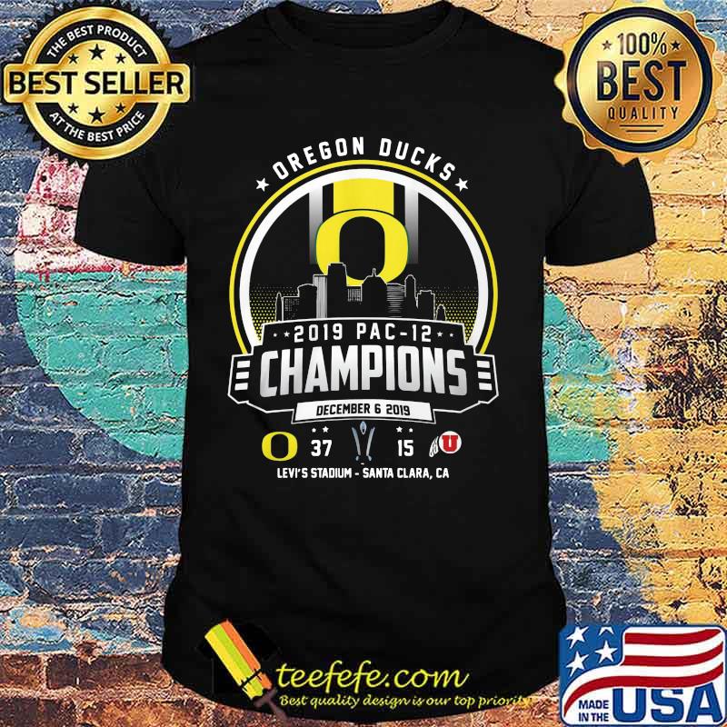 Oregon duck football 2019 pac 12 champions shirt