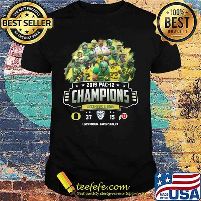 Oregon ducks 2019 pac 12 champions shirt
