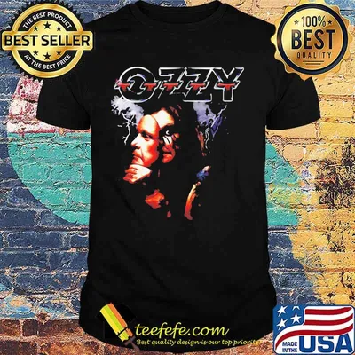 Ozzy band members signatures shirt