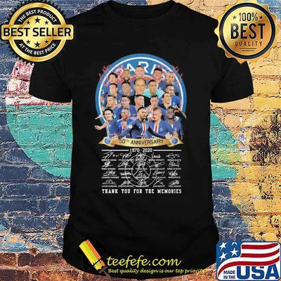 Paris saint-germain 50th anniversary 1970 2020 thank you for the memories signatures shirt