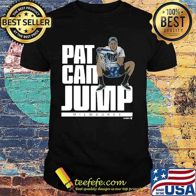 Pat can jump milwaukee basketball shirt