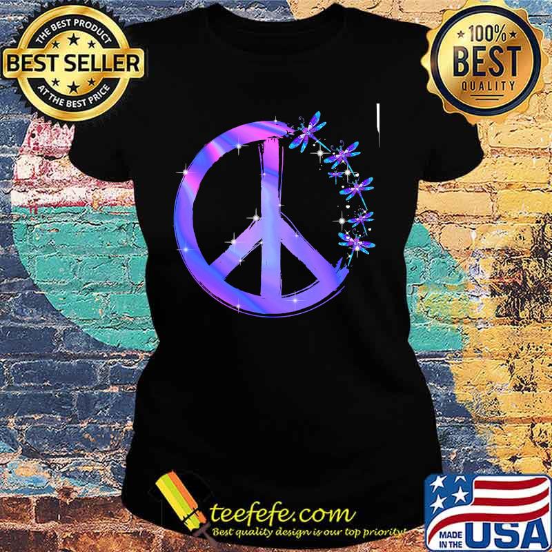 Peace and butterflies diamond s Ladies tee Peace and butterflies diamond s Ladies tee