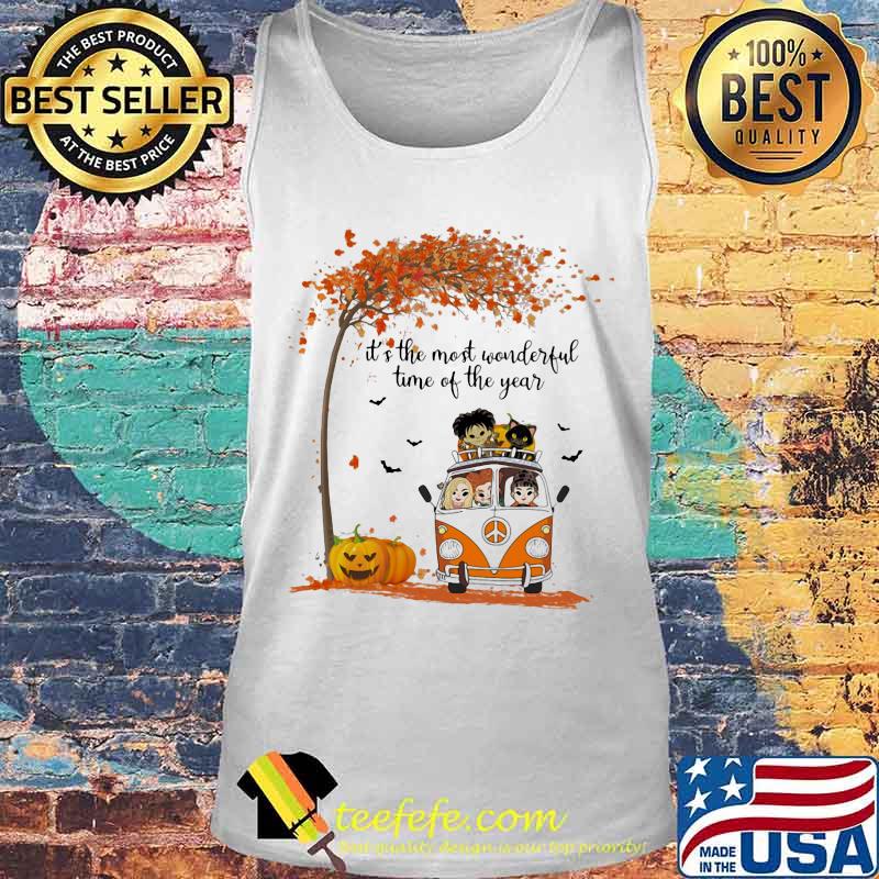 Peace bus it's the most wonderful time of the year leaves tree s Tank top Peace bus it's the most wonderful time of the year leaves tree s Tank top