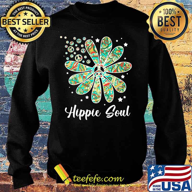 Peace hippie soul flower stars s Sweater Peace hippie soul flower stars s Sweater