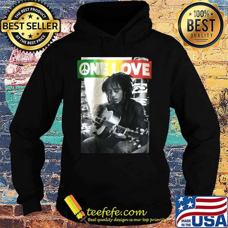 Peace love bob marley playing guitar s Hoodie Peace love bob marley playing guitar s Hoodie