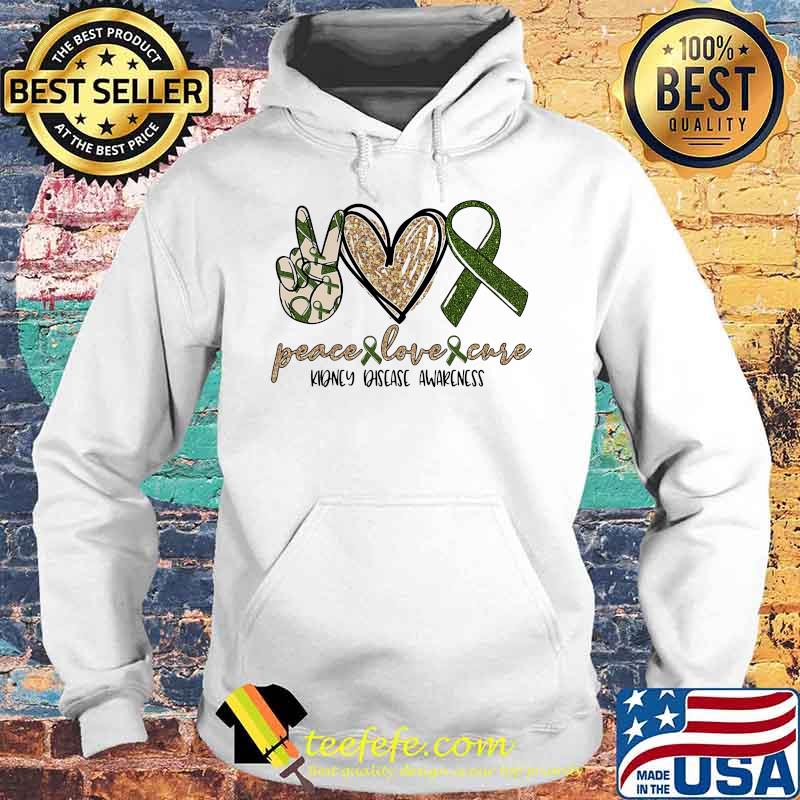 Peace love cure kidney disease awareness diamond s Hoodie Peace love cure kidney disease awareness diamond s Hoodie