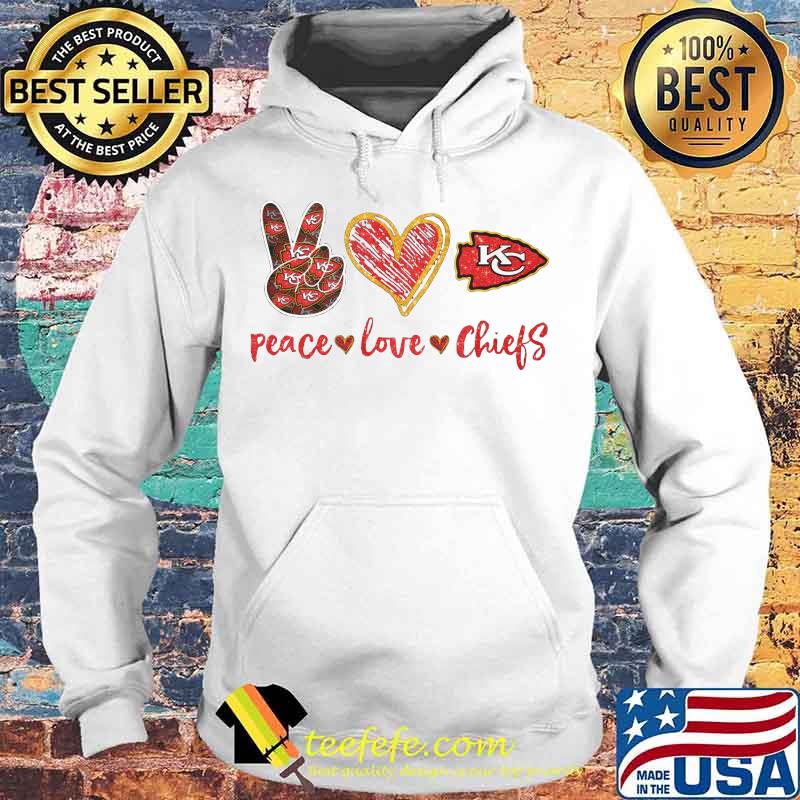 Peace love kansas city chiefs football logo s Hoodie Peace love kansas city chiefs football logo s Hoodie