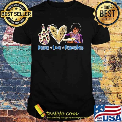 Peace love pancakes diamond shirt