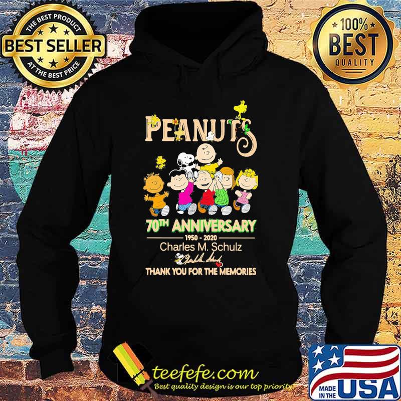 Peanuts 70th anniversary 1950 2020 thank you for the memories signatures s Hoodie Peanuts 70th anniversary 1950 2020 thank you for the memories signatures s Hoodie