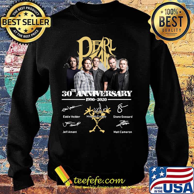 Pearl jam 30th anniversary 1990 2020 signatures s Sweater Pearl jam 30th anniversary 1990 2020 signatures s Sweater