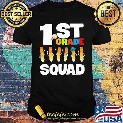 Pencil 1st grade squad graduation 2020 shirt
