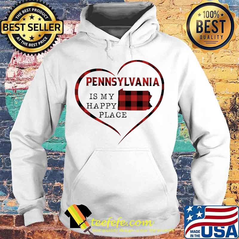 Pennsylvania is my happy place heart s Hoodie Pennsylvania is my happy place heart s Hoodie
