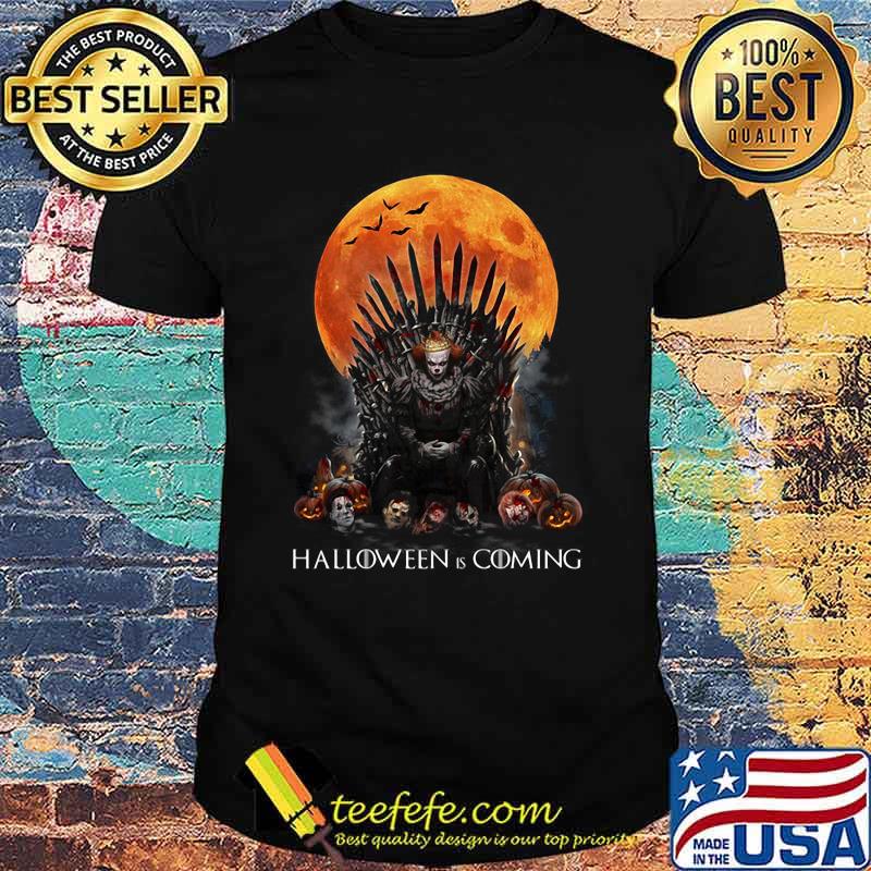 Pennywise the king of halloween is coming sunset shirt