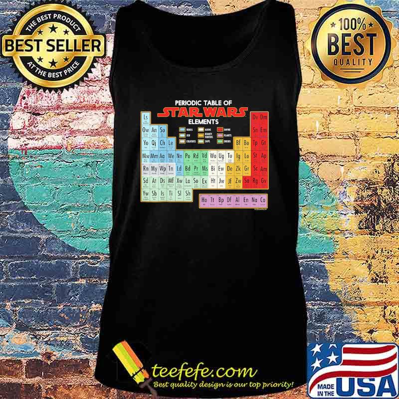Periodic table of star wars elements s Tank top Periodic table of star wars elements s Tank top
