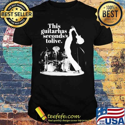 Pete townshend this guitar has seconds to live shirt