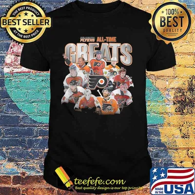 Philadelphia flyers all time great signatures shirt