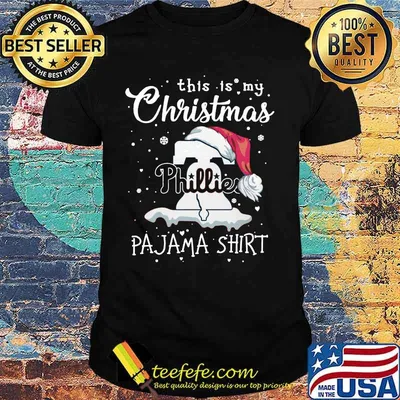 Philadelphia phillies this is my christmas pajama shirt