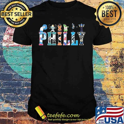 Philly logo sports city of champions shirt