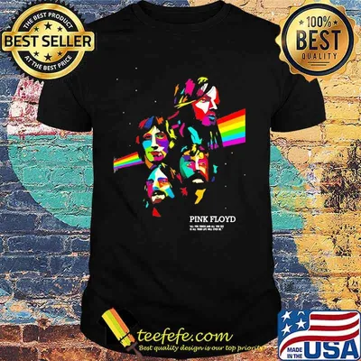 Pink floyd band all you touch and all you see rainbow shirt