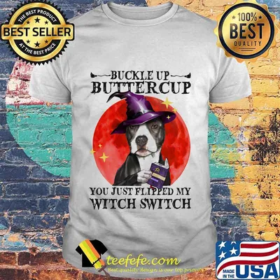 Pitbull Buckle up buttercup you just flipper my witch switch sunset shirt