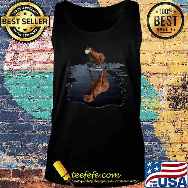 Pitbull dog mask water reflection s Tank top Pitbull dog mask water reflection s Tank top
