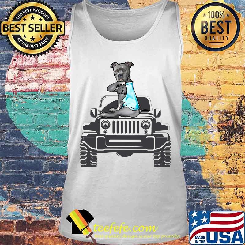 Pitbull tattoos i love car s Tank top Pitbull tattoos i love car s Tank top