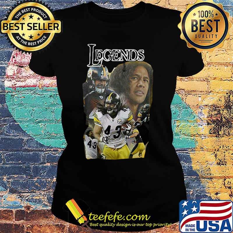 Pittsburgh steelers 43 troy aumua polamalu signature s Ladies tee Pittsburgh steelers 43 troy aumua polamalu signature s Ladies tee