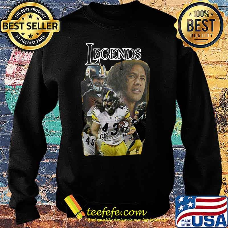 Pittsburgh steelers 43 troy aumua polamalu signature s Sweater Pittsburgh steelers 43 troy aumua polamalu signature s Sweater