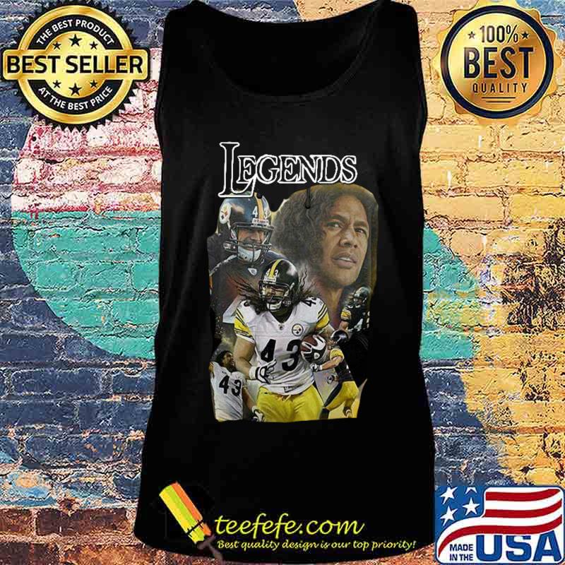 Pittsburgh steelers 43 troy aumua polamalu signature s Tank top Pittsburgh steelers 43 troy aumua polamalu signature s Tank top