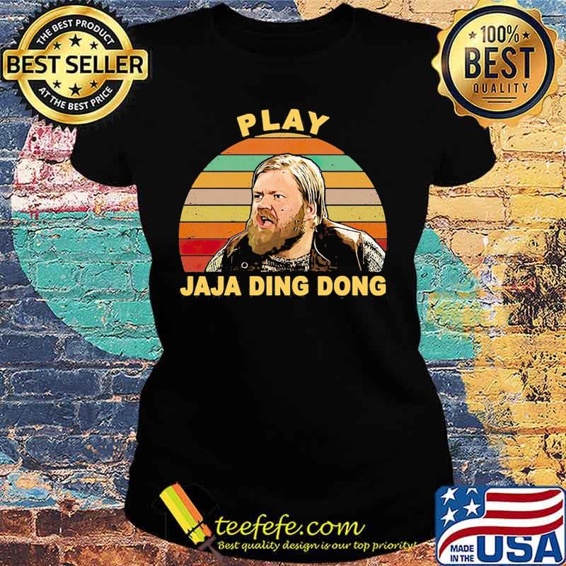 Play jaja ding dong vintage retro s Ladies tee Play jaja ding dong vintage retro s Ladies tee
