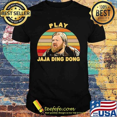 Play jaja ding dong vintage retro shirt