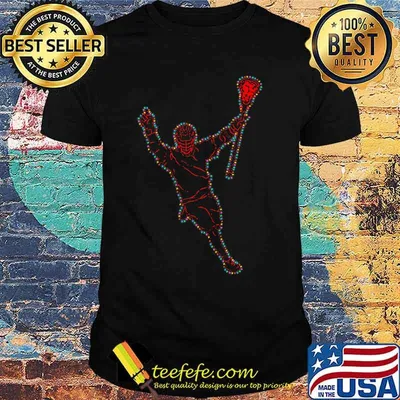 Player disc golf lights shirt