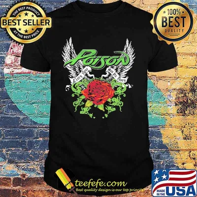 Poison the rose logo shirt