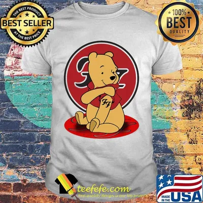 Pooh tattoos foo fighters band logo shirt