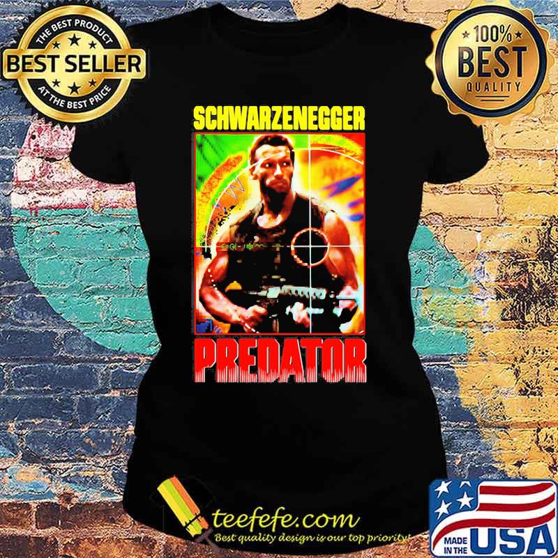 Predator band schwarzenegger predator s Ladies tee Predator band schwarzenegger predator s Ladies tee