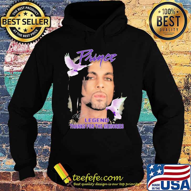 Prince legend thanks for the memories signature bird s Hoodie Prince legend thanks for the memories signature bird s Hoodie