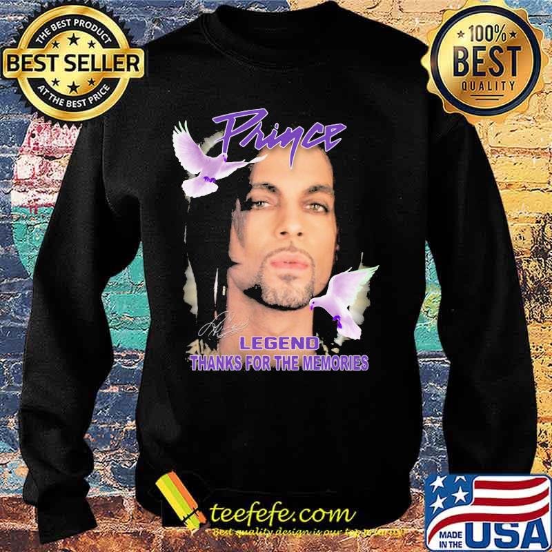 Prince legend thanks for the memories signature bird s Sweater Prince legend thanks for the memories signature bird s Sweater