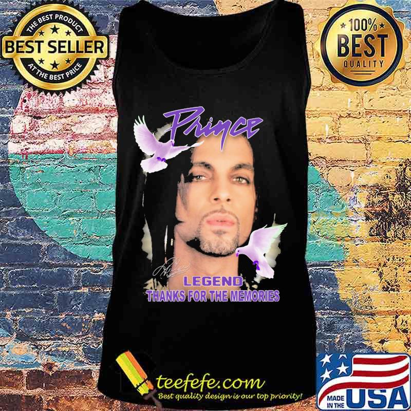 Prince legend thanks for the memories signature bird s Tank top Prince legend thanks for the memories signature bird s Tank top