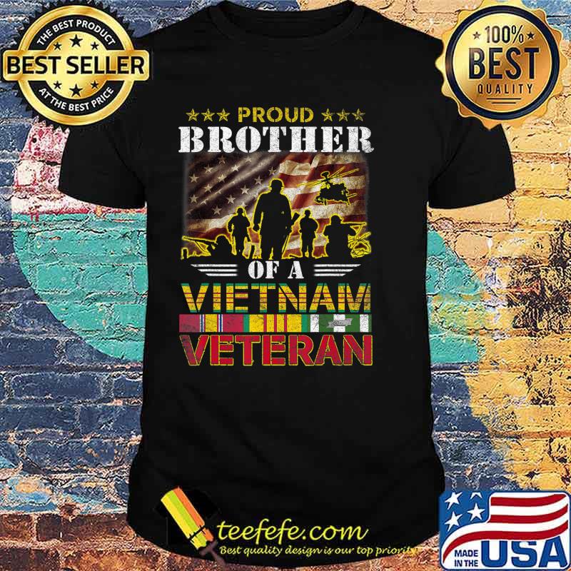 Proud Brother Of A Vietnam Veteran T-shirt Gift For Mens T-Shirt Copy