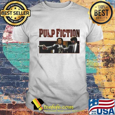 Pulp fiction movie characters shirt