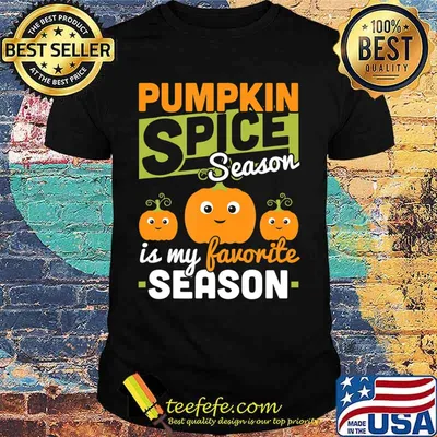 Pumpkin Spice Season Is My Favorite Season Fall Autumn Gift T-Shirt